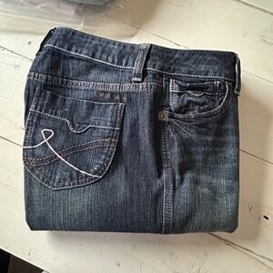 DKNY Jeans Womens Size 6 Blue Denim Straight Leg Cropped‎ Jeans Pants